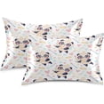 thumbnail image 2 of GZHJMY Cute Panda Satin Pillowcase, Soft Breathable Silk Pillow Case with Envelope Closure for Hair and Skin, Queen Size 30 x 20 Inch Home Decor, 2 of 7