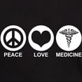 thumbnail image 3 of CafePress - Peace Love Medicine Dark T Shirt - Men's Classic Graphic Cotton T-Shirt, 3 of 4