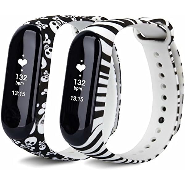 wonima11 For Xiaomi Mi Band 4/Mi Band 3 Bands, Colourful Replacement Strap Wirstband for Xiaomi MiBand 4/MiBand 3 Band Smart Bracelet Accessories(No Tracker)