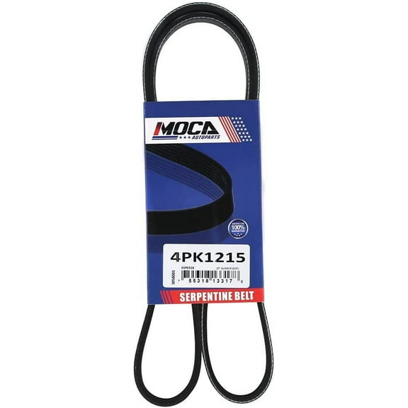 MOCA AUTOPARTS 4PK1215 EPDM Serpentine Belt fits 2013-2018 for Toyota Yaris 1.5L Alternator, Water Pump and Air Conditioning