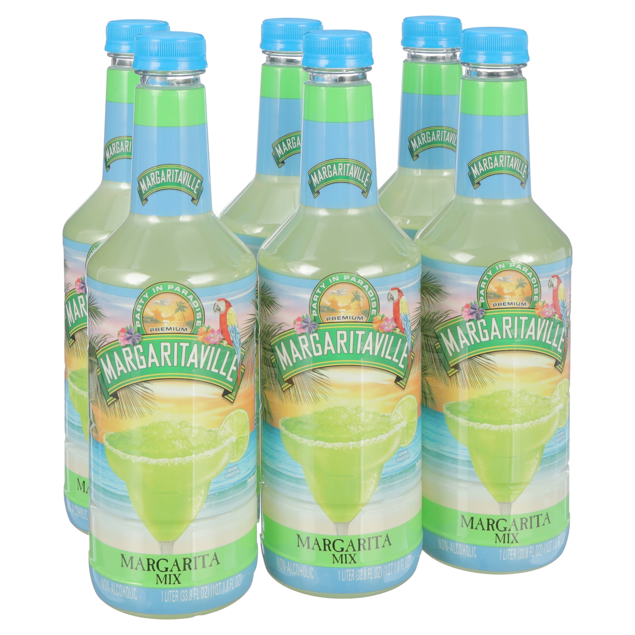 Margaritaville Margarita Mix, 1 L Bottle, 6 Count