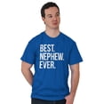 thumbnail image 5 of Best Nephew Ever Family Aunt Uncle Men's Graphic T Shirt Tees Brisco Brands X, 5 of 6