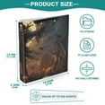 thumbnail image 5 of Ghost Halloween Pumpkins Bats 3 Ring Binders 1.5 inch Hardcover File Folders with Interior Pockets A4 Size Organizer for School Office Hospital, 5 of 8