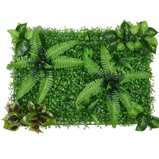 Yuarrent Panel de pared con flores para cercar, hojas de parra brillantes, hojas verdes artificiales para privacidad, ideal para bodas Decoración del hogar do