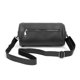 thumbnail image 2 of Bolso pequeño para hombre con cierre de cremallera a presión en forma de cubo impermeable de PU, 2 of 8