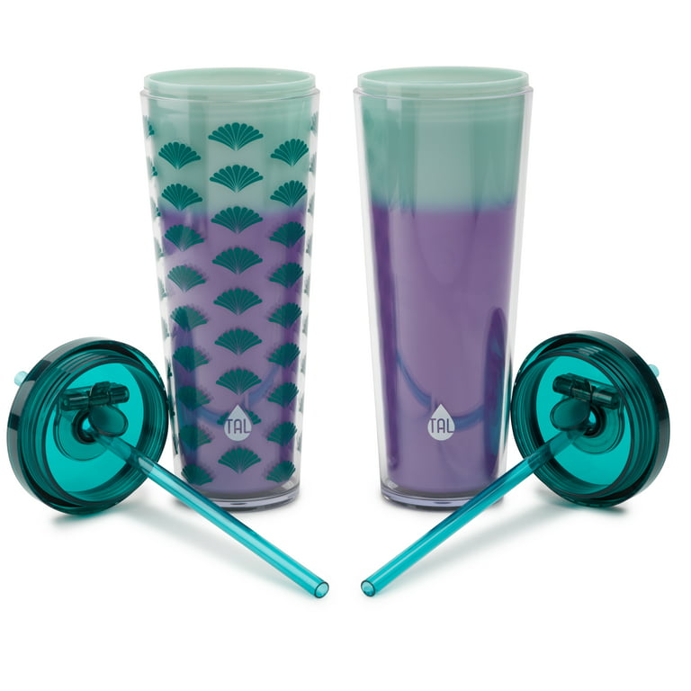 Tal Color Changing Cold Cups with Straw Set - Walmart Finds