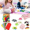 thumbnail image 1 of Kit De Fabricación De Marionetas De Mano De Animales Para Manualidades, Decoración De Fieltro, Suministros Para Fiestas De Juegos De Rol Para Niños Yuarrent  FN005547-00, 1 of 6