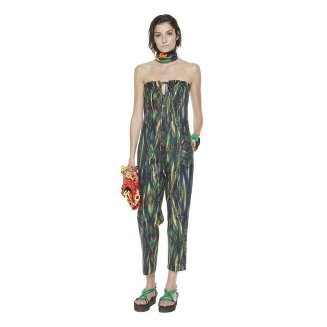 $600 M MISSONI BALLOON SHAPE ZIP Pocket JUMPSUIT DIGITAL IKAT ( 40 )