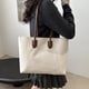 thumbnail image 5 of Bolso tote de piel para mujer | Bolso de hombro con bolsillo con cremallera para el trabajo, viajes y uso diario., 5 of 6