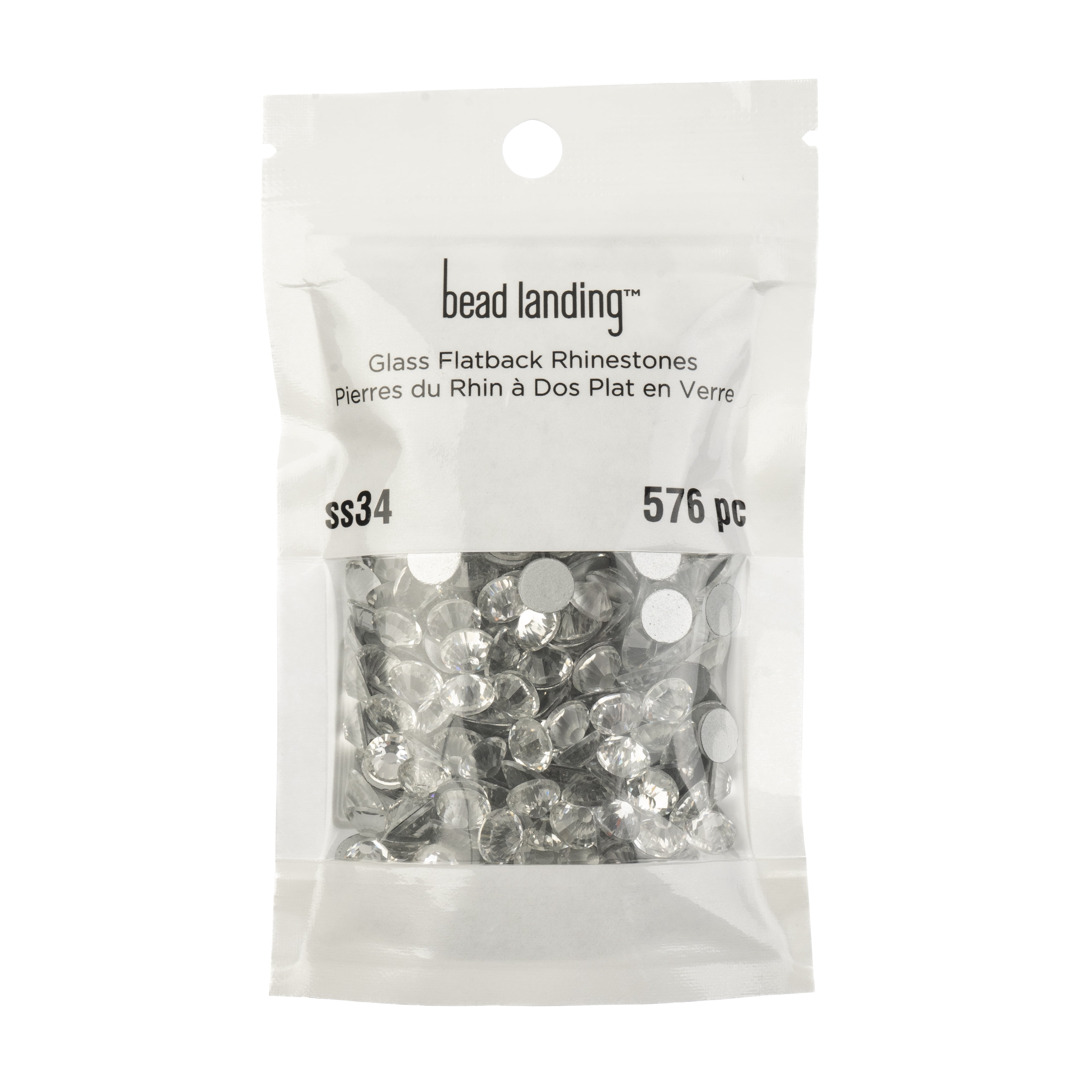 SS34 Crystal Glass Flatback Rhinestones by Bead Landing 576pc