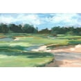 thumbnail image 2 of Harper, Ethan 24x17 Black Ornate Wood Framed with Double Matting Museum Art Print Titled - Golf Course Study II, 2 of 4