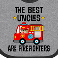 thumbnail image 4 of Inktastic Best Uncles Are Firefighters Boys or Girls Baby Bib, 4 of 4