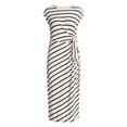 thumbnail image 5 of Time and Tru Women's and Women's Plus Side Tie Midi Dress with Dolman Sleeves, Sizes XS-4X, 5 of 5