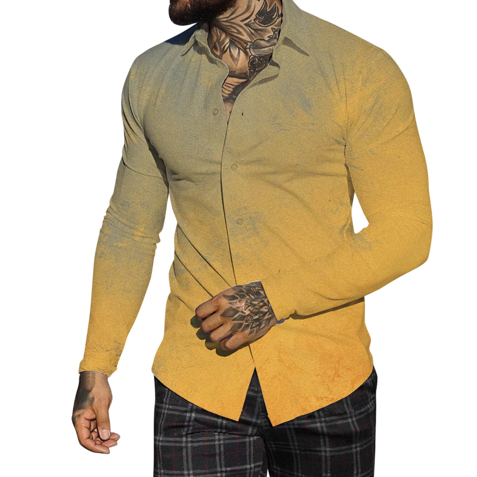 gvdentm Leisure Men'S Archer Thermal Lined Flannel Shirt Jacket Oversized T Shirts For Men