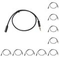 thumbnail image 1 of Sidaley Computer Laptop Phone Tablet Portable Audio Extension Female Conversion Male 3.5mm Equipment Adapter Cable Connector to Sound 0.5 m 10piezas, 1 of 4