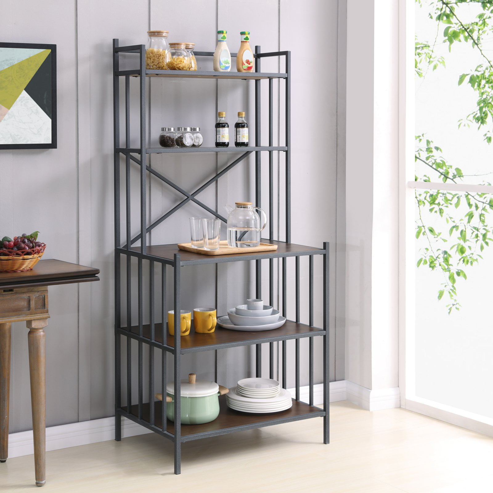 Southern Enterprises Pemberton Bakers Rack