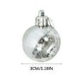 thumbnail image 2 of Tyidzon 6Pcs 1.18" Small Christmas Ball Ornaments Shatterproof Christmas Decorations Tree Balls for Holiday Wedding Party Decor, 2 of 2