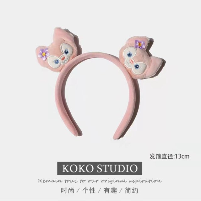 Horquilla de Duffy de Disney para niñas, nuevo amigo, Linabell, aro de peinado, círculo, banda para Sauna, garras, juguetes para niños, accesorios, regalos zhangmengya LED