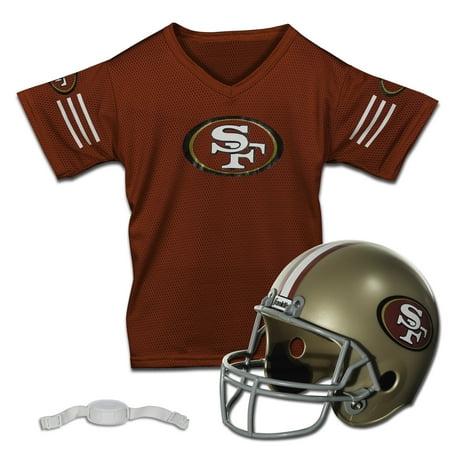 - Franklin Sports NFL San Francisco 49ers Team Licensed Helmet Jersey Set