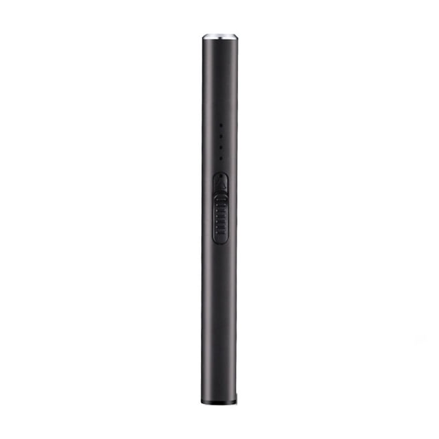 Bdday Electronic Candle Lighter Windproof Flameless USB Rechargeable Lighter With Safe Button For Home Kitchen