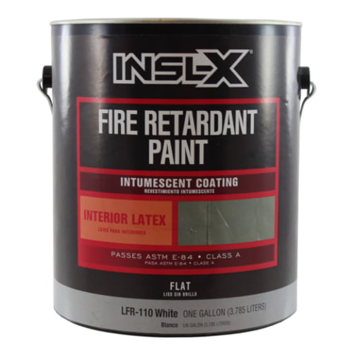 Gallon White Latex Fire Retardant Paint - Walmart.com