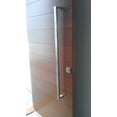 thumbnail image 1 of 166 Rectangular-Shaped Modern Stainless Steel Sus304 Entrance Entry Commercial Office Store Front Timber Wood Glass Door Pull Push Handles Double-Sided (24 Inches / 600x25x38 mm, Brushed 304 Grade), 1 of 3