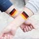 thumbnail image 5 of Pegatinas Faciales Temporales Para La Eurocopa 2024. 10 Banderas De Fútbol Desmontables Para Hombres, Niños Y Mujeres (Alemania)., 5 of 8