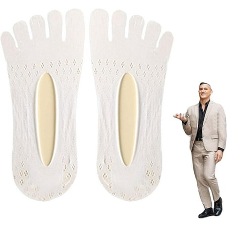 

Five Toe Socks - Non-slip Toe Socks For Women | Breathable Stretchy Five Finger Socks Toes No Show Low Cut Socks Invisible Orthopedic Compression Socks For Flats Yoga