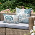 thumbnail image 5 of Outdoor Waterproof Pillow Covers 16x16 Set of 4 Ocean Decorative Outdoor Throw Pillows Coastal Cushion Cases for Patio Furniture Bench Couch Sunbrella, 5 of 8