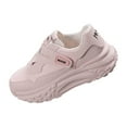 thumbnail image 7 of Women's Shoes Casual Sneakers Thick Soled Durable PU Leather Upper Leisure Sneakers Trainers Shoes Women for Trekking Travel Jogging Camping Pink 35, 7 of 7