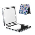 thumbnail image 1 of Pofeuu Stitch for Portable Pocket Makeup Mirror PU Cover Compact Travel Mirror with Normal and Magnifying Double Sided Glass-Round Shape-Square, 1 of 9
