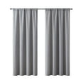 thumbnail image 2 of Better Homes & Gardens Woven Slub Rod Pocket Light Filtering Curtain Panel, 1-Piece, Gray, 52" W x 95" L, 2 of 5