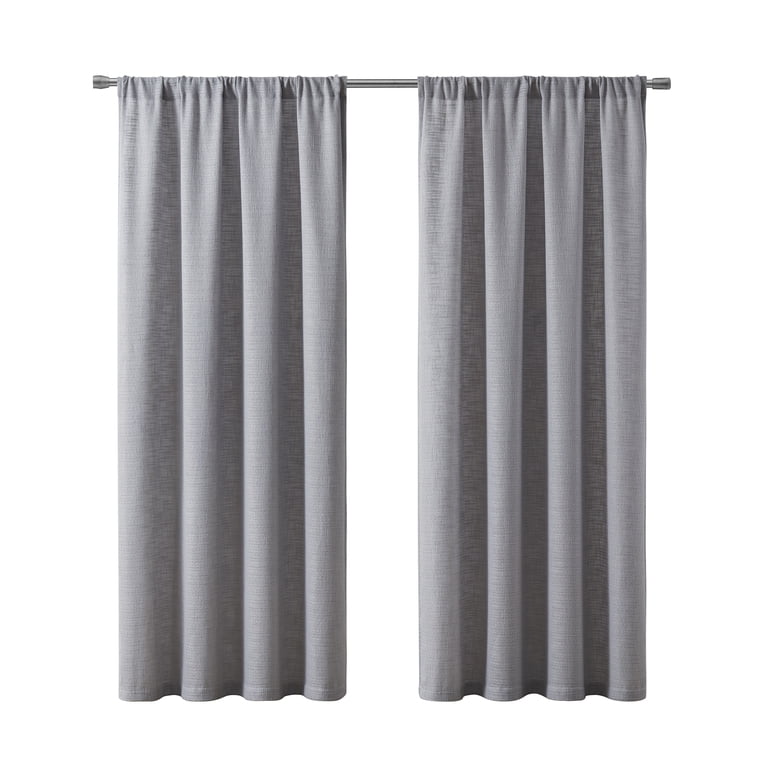 Better Homes & Gardens Woven Slub Light Filtering Panel, 52"x108" photo 2