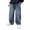 00-Blue567, variant on Lullu Denim Jeans for Boys Stretch Straight Denim Pants with Elastic Waistband, Sizes 4-14