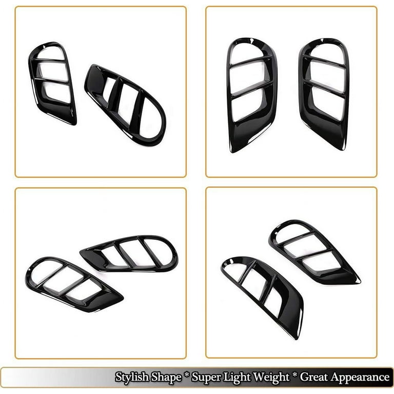 Carbon Fiber Fog Light Grille Covers For Mercedes C-Class W205 (2015-2018) - C43 AMG Style