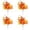 Orange-B, variant on 1 Pc Fall Floral Pick, Autumn Pumpkin Maple Leaf Stem, Artificial Fall Flower Pick for Harvest Halloween Thanksgiving Table Vase Home Decor, 9.84 x 7.87 in