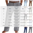 thumbnail image 3 of XuJwPNcy Cotton Linen Pants Men Thin Breathable Straight Leg Pocket Trousers Lounge Beach Pants Travel Vacation Outfits(Black,Small), 3 of 6