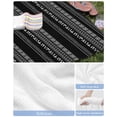 thumbnail image 6 of Black and White Geometric Beach Towels Oversized Super Absorbent, Modern Abstract Art Aesthetics Lightweight Bath Towel Quick Dry Sets For Bathroom/Pool/Rv Camping/Beach Play/Gym Room/Picnic 23"x47", 6 of 8