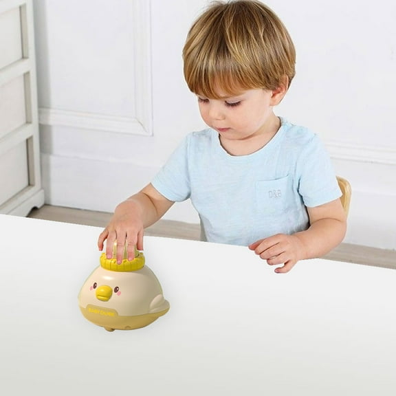 IGEED Press and Go Car Toys for Toddlers,Adorable Chick Car Toy,Encourages Crawling and Motor Skills with Cute Animals Design,Lightweight and Portable Baby Toy,Christmas Gifts