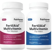 Fertilaid for Men and FertilAid for Women Combo Fertility Supplements (1 Month Supply)