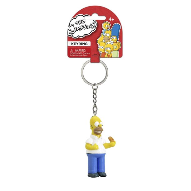 simpsons 25 years keychain