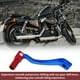 thumbnail image 5 of Palanca de cambio de motocicleta plegable para Kayo T6, aleación de aluminio, palanca de cambio azul con cabeza roja, 5 of 6