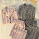 thumbnail image 2 of Conjuntos de pijamas de seda de lujo para mujer, Conjunto de pijama de manga larga de alta calidad, cárdigan de seda de hielo a la moda, ropa para el hogar, primavera y otoño, 2 of 4