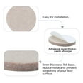 thumbnail image 4 of REGALWOVEN 50Pcs Felt Furniture Pads Round 1 1/2" Floor Protector for Chair Closet Leg, 4 of 7