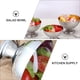 thumbnail image 2 of 1 UNID Ensalada de acero inoxidable Copa Helado Cuenco Postre Fruta Snack Cup Cup, 2 of 5