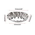 thumbnail image 1 of SMihono Kitchen Organizers and Storage Stainless Steel Eggs With A Round Chrysanthemum Holder At The Bottom, Suitable For Making Auxiliary Molds At Home, Perfect For Beginners Kitchen Gadgets Must Have 2023, 1 of 9