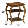 thumbnail image 4 of CoSoTower Walnut Finish Accent Table, 4 of 9