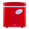 Newair | Compact Portable Ice Maker | 50 lbs. Daily | 3 Bullet Ice Sizes, Red