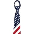 thumbnail image 3 of SURJDE Men's Boy's Zipper Tie Business Wedding Solid Checks Striped Designer Necktie, 3 of 7