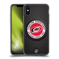 thumbnail image 1 of Head Case Designs Officially Licensed NHL Carolina Hurricanes Puck Texture Soft Gel Case Compatible with Apple iPhone X / iPhone XS, 1 of 7